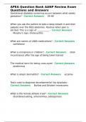 APEA Question Bank AANP Review Exam Questions and Answers&period;