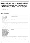 Epic Radiant MOST RECENT COMPREHENSIVE QUESTIONS AND ANSWERS &lpar;100&percnt; CORRECT ANSWERS&rpar; A&plus; GRADED &vert; ALREADY PASSED&excl;&excl;