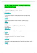 HLTH-1100 Midterm Exam Questions With 100&percnt; Pass