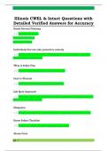 Illinois CWEL & Intact Questions with  Detailed Verified Answers for Accuracy 