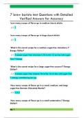 7 brew barista test Questions with Detailed  Verified Answers for Accuracy 