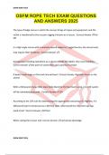 OSFM ROPE TECH EXAM QUESTIONS AND ANSWERS 2025