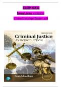 Solution Manual - Criminal Justice&colon; An Introduction 14th Edition by Frank Schmalleger&comma; All 14 Chapters Covered&comma; Verified Latest Edition