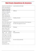 Nail Exam Questions & Answers