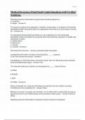 Medical Insurance Final Study Guide Questions with Verified Solutions&period;