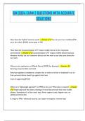 ISM 3004 EXAM 2 QUESTIONS WITH ACCURATE SOLUTIONS