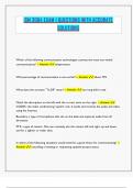 ISM 3004 EXAM 1 QUESTIONS WITH ACCURATE SOLUTIONS