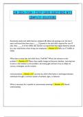 ISM 3004 EXAM 1 STUDY GUIDE QUESTIONS WITH COMPLETE SOLUTIONS