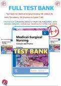 TEST BANK FOR  Medical-Surgical Nursing 5th Edition By Holly Stromberg&period; &vert;&vert;All chapters 1-49 INCLUDED&vert;&vert;LATEST UPDATED EDITION&period;