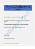 Chapter 16&colon; CPRs and Determinants of Cooperation&period; Exam 2025 Questions and Answers