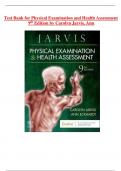  Test Bank for Physical Examination and Health Assessment &lpar;9th Edition&rpar; &ndash; Carolyn Jarvis & Ann Eckhardt &vert; Complete Question and Answer Collection