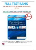 TEST BANK FOR PHARMACOLOGY AND THE NURSING PROCESS 9TH EDITION BY LILLEY