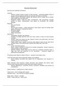 Short summary notes on Themes 2&3 of Pearson Edexcel Business A-Level