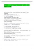 WEEK 14-DEVIANT BODIES TAT-S AND MPS EXAM QUESTIONS AND ANSWERS 