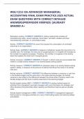 WGU C253 OA ADVANCED MANAGERIAL ACCOUNTING FINAL EXAM PRACTICE 2025 ACTUAL EXAM QUESTIONS WITH CORRECT DETAILED ANSWERS&lpar;PROFFESOR VERIFIED&rpar; &vert;&vert;ALREADY GRADED A&plus;