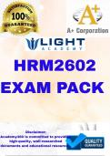 HRM2602 LATEST EXAM PACK 2025&lbrack;DETAILED QUESTIONS AND ANSWERS&rsqb;