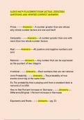 ALEKS MATH PLACEMENT EXAM &lpar;ACTUAL 2025&sol;2026&rpar; QUESTIONS AND VERIFIED CORRECT ANSWERS