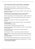 UNC EXSS 380 EXAM 2 QUESTIONS & ANSWERS