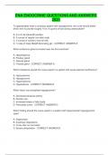 ENA Endocrine questions and answers 2025