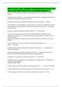 AICE TRAVEL AND TOURISM COMPREHENSIVE EXAM TEST 2025&sol;2026 QUESTIONS WITH ANSWERS MARKED A&plus;
