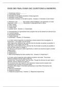 EXSS 380 FINAL EXAM UNC QUESTIONS & ANSWERS
