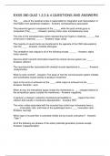 EXSS 380 QUIZ 1&comma;2&comma;3 & 4 QUESTIONS AND ANSWERS