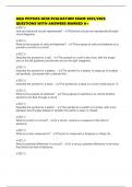 AQA PHYSICS GCSE EVALUATION EXAM 2025&sol;2026 QUESTIONS WITH ANSWERS MARKED A&plus;