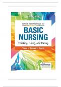 Test Bank For Davis Advantage for Basic Nursing&colon; Thinking&comma; Doing&comma; and Caring&colon; Thinking&comma; Doing&comma; and Caring Third Edition by Leslie S&period; Treas &vert;&vert;ISBN NO&colon;10&comma;1719642079&vert;&vert;ISBN NO&colon;13&comma;978-1719642071&vert;&vert;All Chapters&vert;&vert;Complete Guide A&plus;