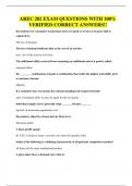 AREC 202 EXAM QUESTIONS WITH 100&percnt; VERIFIED CORRECT ANSWERS&excl;&excl;