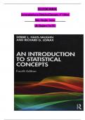 Solution Manual For An Introduction to Statistical Concepts&comma; 4th Edition by Hahs-Vaughn & Lomax&comma; All Chapters 1 to 20 complete Verified editon ISBN&colon; 9781138650558
