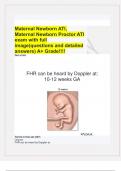 Maternal Newborn ATI&comma;  Maternal Newborn Proctor ATI exam with full  image&lpar;questions and detailed  answers&rpar; A&plus; Grade&excl;&excl;&excl;&excl; Get a hint