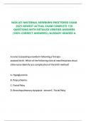 NGN ATI MATERNAL NEWBORN PROCTORED EXAM  2025 NEWEST ACTUAL EXAM COMPLETE 150  QUESTIONS WITH DETAILED VERIFIED ANSWERS  &lpar;100&percnt; CORRECT ANSWERS&rpar; &sol;ALREADY GRADED A