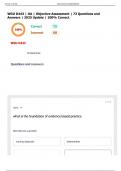 WGU D443 &vert; OA &vert; Objective Assessment &vert; 73 Questions and Answers &vert; 2025 Update &vert; 100&percnt; Correct&period;