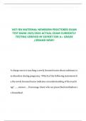 VATI RN MATERNAL NEWBORN PROCTORED EXAM PACKAGE DEAL