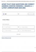 AFOQT PILOT EXAM QUESTIONS AND CORRECT  ANSWERS &lpar;VERIFIED ANSWERS&rpar; &vert; GRADED A&plus; &vert;  LATEST &vert;COMPLETE EXAM 2025-2026 