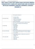 PRO TOOLS 210M TEST BANK EXAM 20252026 NEWEST  VERSION WITH COMPLETE QUESTIONS AND ACCURATE  DETAILED ANSWERS VERIFIED ANSWERS ALREADY  GRADED A&plus;