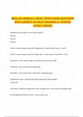 BIOD 101 MODULE 4 MOST TESTED EXAM QUESTIONS WITH CORRECT DETAILED ANSWERS A&plus; VERIFIED LATEST VERSION
