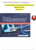 Test bank For Wilkins clinical assessment in respiratory care 8th edition by Huber