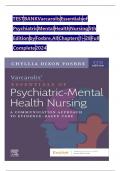 Test Bank for Varcarolis Essentials of Psychiatric Mental Health Nursing 5th Edition