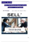 TEST BANK For SELL 7th Edition by Thomas Ingram &comma;la forge chapters 1-10 All complete