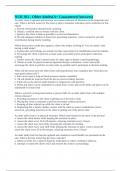 NUR 303 - Older Adults&lpar;A&plus; Guaranteed Answers&rpar;