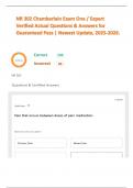 NR 302 Chamberlain Exam One &sol; Expert Verified Actual Questions & Answers for Guaranteed Pass &vert; Newest Update&comma; 2025-2026&period;