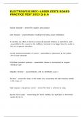 Electrolysis IBEC&plus;Laser STATE BOARD Practice test 2023 Q & A