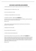 AH3 EXAM 5 QUESTIONS AND ANSWERS