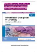 Test bank for medical surgical nursing 5th edition by holly k stromberg