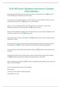 NUR 185 Exam 2 Questions And Answers Updated Study Solutions