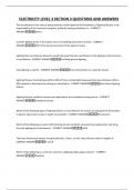 ELECTRICITY LEVEL 3 SECTION 3 QUESTIONS AND ANSWERS&period;
