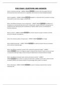 FDSC EXAM 1 QUESTIONS AND ANSWERS