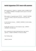 Aerial Apparatus CDC exam with answers