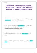 DYNATRACE Professional Certification Written Exam &semi; Certified Exam Questions With Correct Answers &vert;Excellent Scores